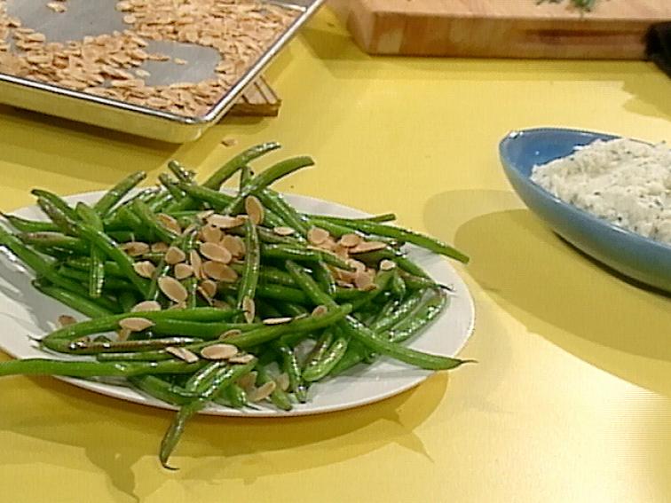Green Beans with Lemon and Toasted Almonds Recipe Rachael Ray Food