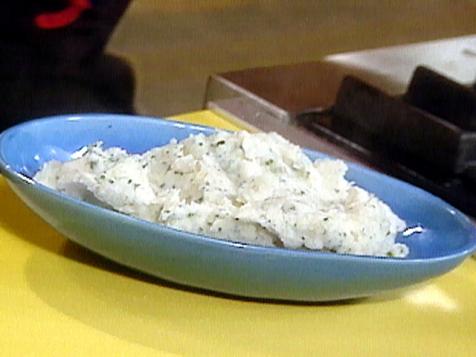 Herb Mashed Potatoes with Goat Cheese