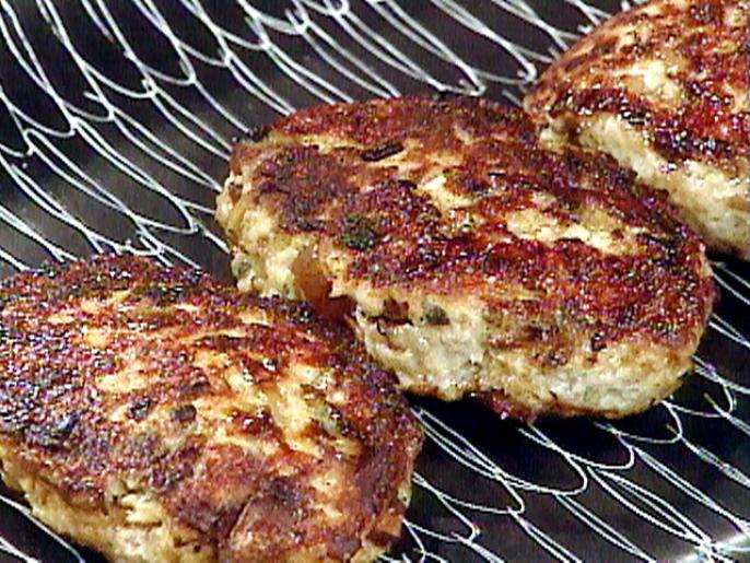 Turkey and Wild Mushroom Meatloaf Patties with Pan Gravy Recipe
