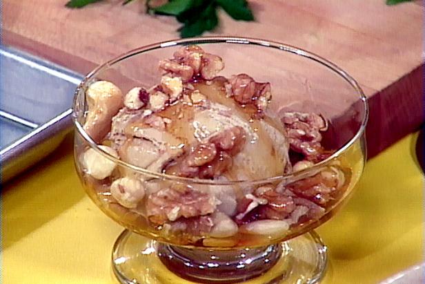 Maple Nut Coffee Ice Cream Dessert