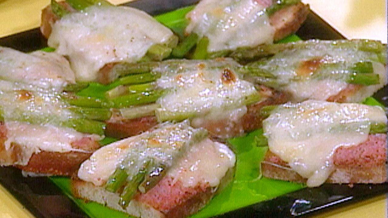 Open-Faced Ham & Asparagus