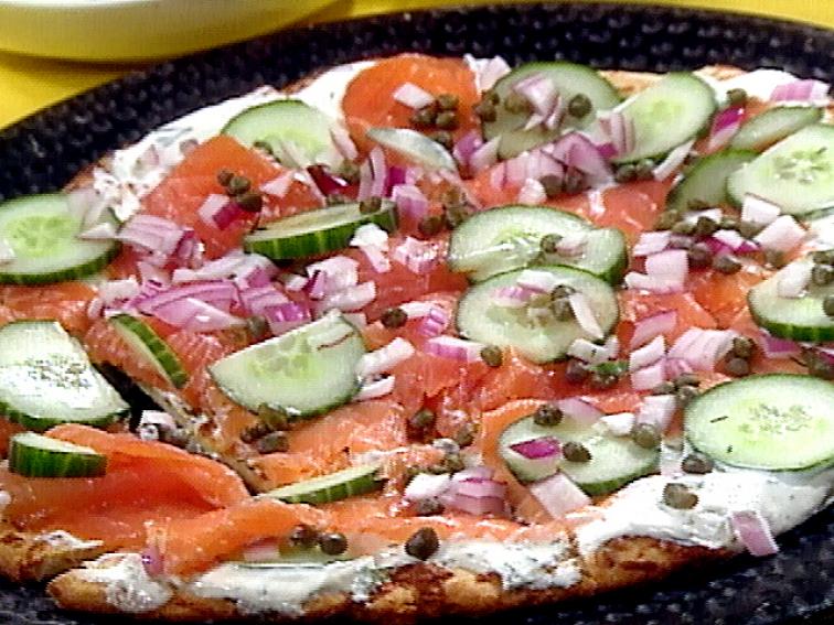 Smoked Salmon Pizza Recipe Rachael Ray Food Network