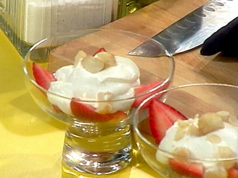 Strawberries and Cream with Macadamia Nuts