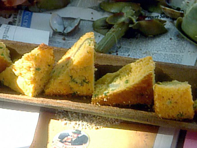 Damn Hot Polenta Bread Recipe Michael Chiarello Food Network