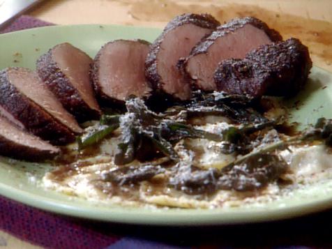 Seared Pork Tenderloin with Cocoa Spice Rub