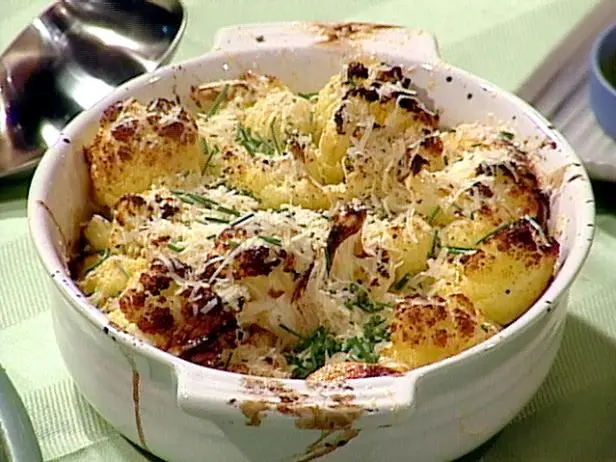 Oven-Roasted Cauliflower with Garlic, Olive Oil and Lemon Juice Recipe ...