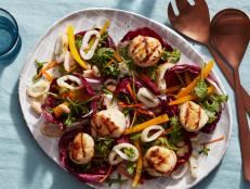 Giada De Laurentiis's Grilled Seafood Salad, as seen on Food Network's Everyday Italian,Season 1