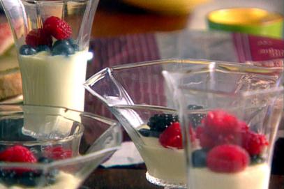 Panna Cotta with Fresh Berries