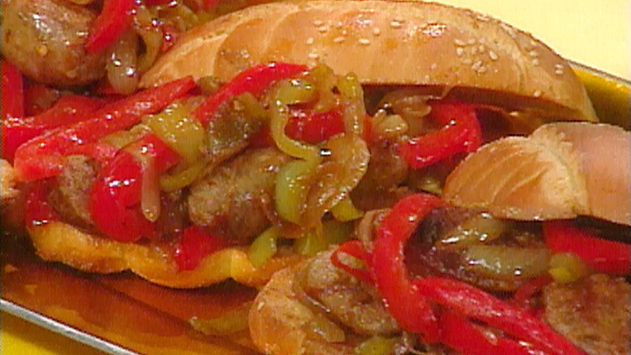 Sausage and Pepper Hoagies