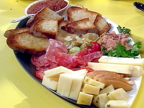 Antipasto with Red Pepper Tapenade