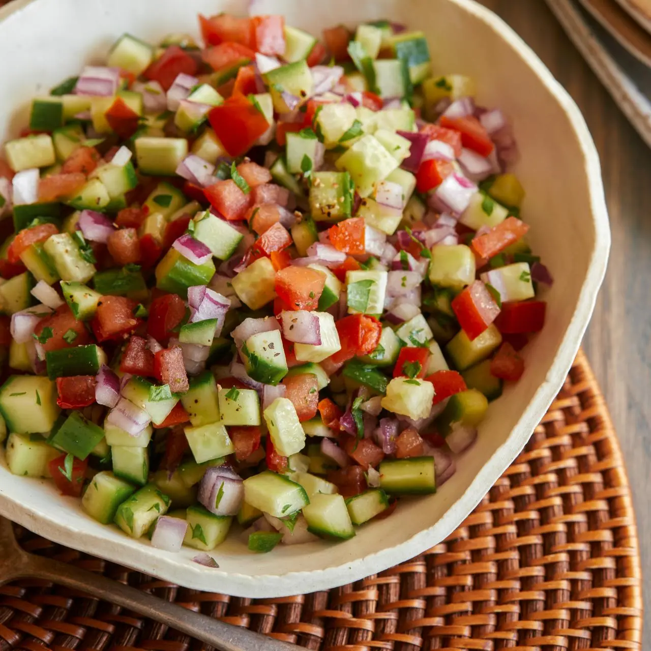 Cucumber and Tomato Salad-image