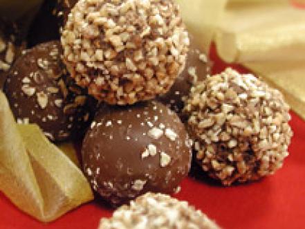 Chocolate Caramel Peanut Truffles Recipe | Food Network