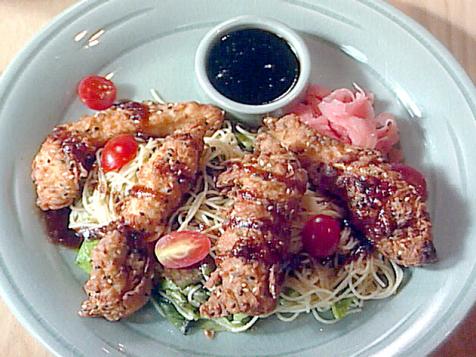 Sesame Chicken with Spicy Dipping Sauce