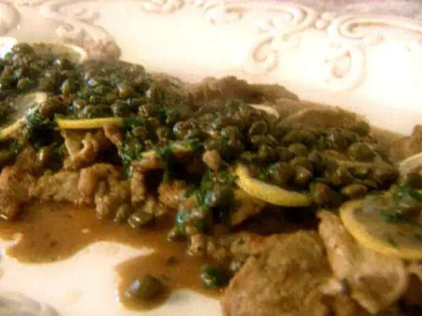 Veal with Lemon and Capers Recipe | Food Network