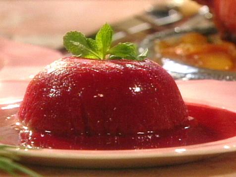 Raspberry Sherbet with Raspberry Sauce