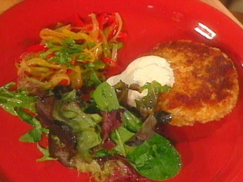 Fish Cakes with Chipotle Cream