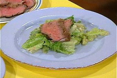 Beef Brutus: Caesar Salad with Sliced Sirloin Steak