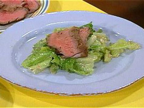 Beef Brutus: Caesar Salad with Sliced Sirloin Steak