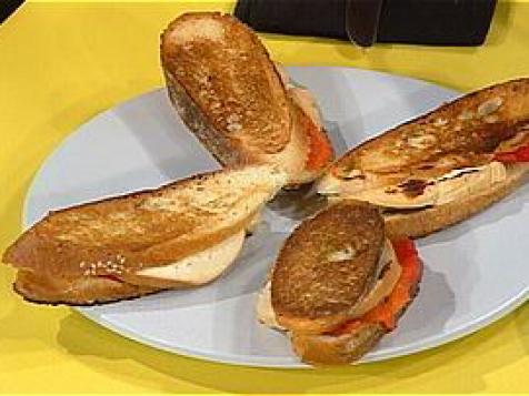 Panini with Roasted Peppers