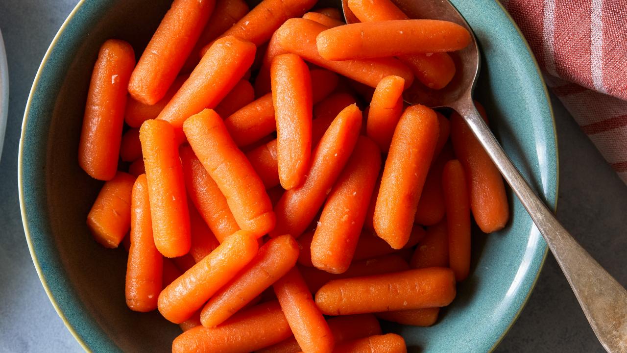 Rachael's Glazed Baby Carrots