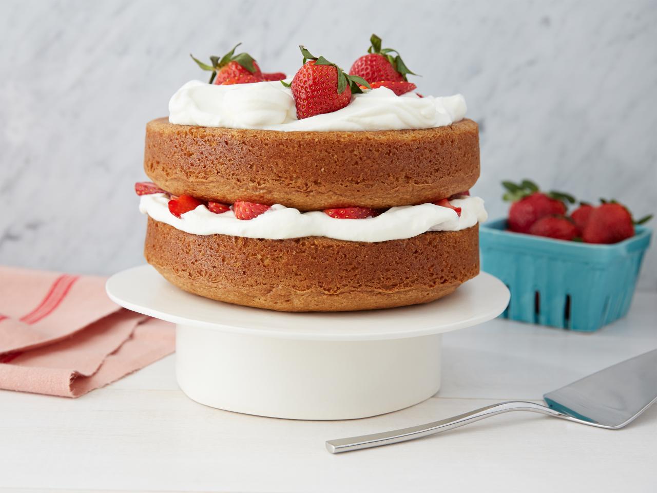 Strawberry Country Cake Recipe | Ina Garten | Food Network