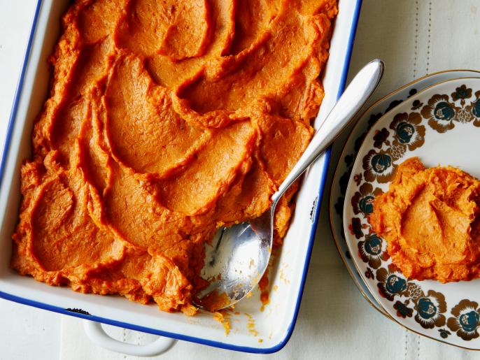 Smashed Sweet Potatoes Recipe | Ina Garten | Food Network