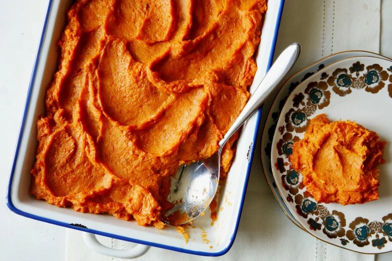 Ina Garten's Smashed Sweet Potatoes