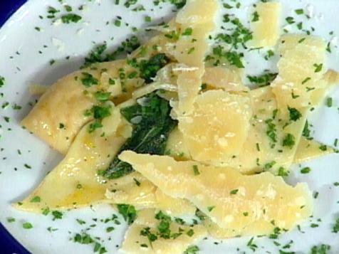 Roasted Butternut Squash Ravioli with a Sage Brown Butter Sauce