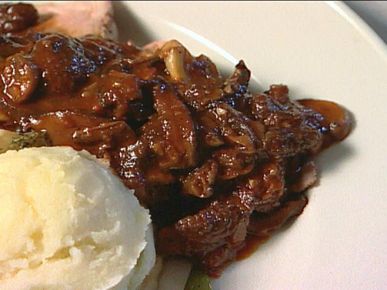 Pork Loin with Mushroom Fricassee Recipe Food Network