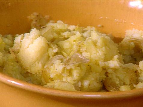 Olive Oil Smashed Potatoes