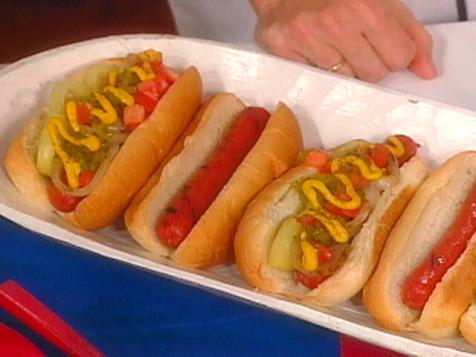 Wrigley Field Chicago-Style Grill Cart Hot Dog