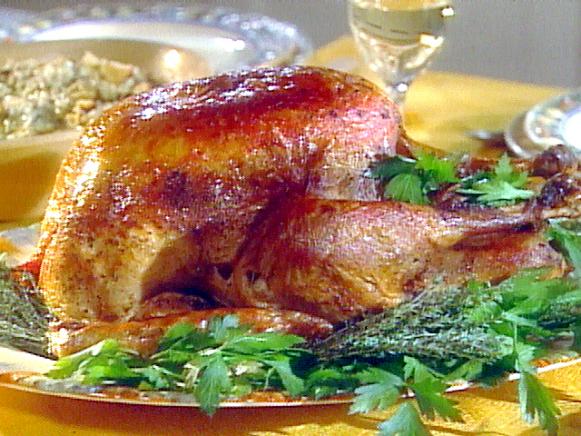 Roast Turkey with Sauerkraut Recipe | Food Network