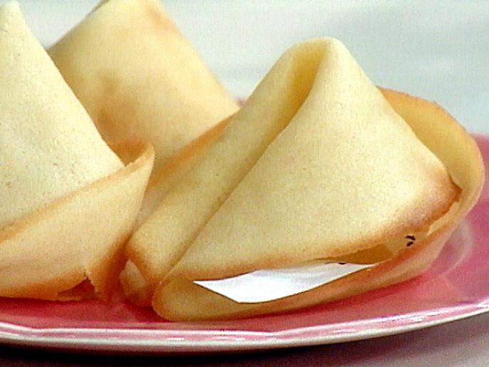 Great Big Fortune Cookies with Pomegranate Granita Recipe Food Network