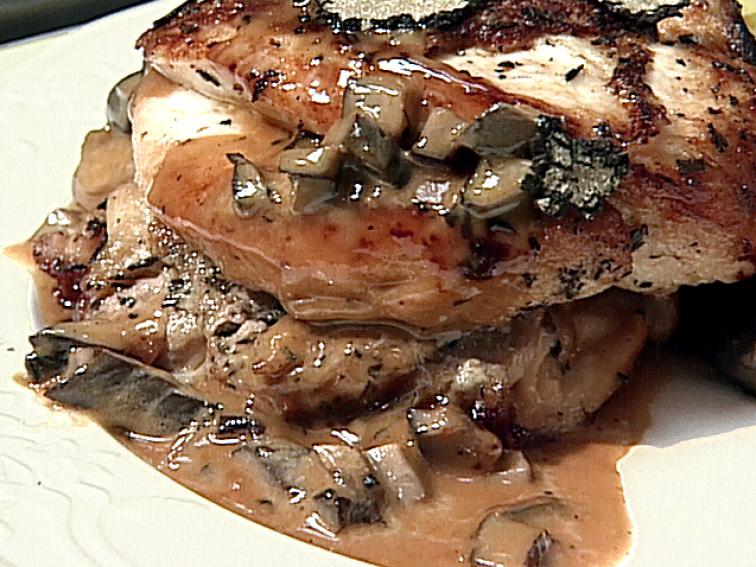 Roasted Chicken with Truffle Sauce Recipe | Food Network