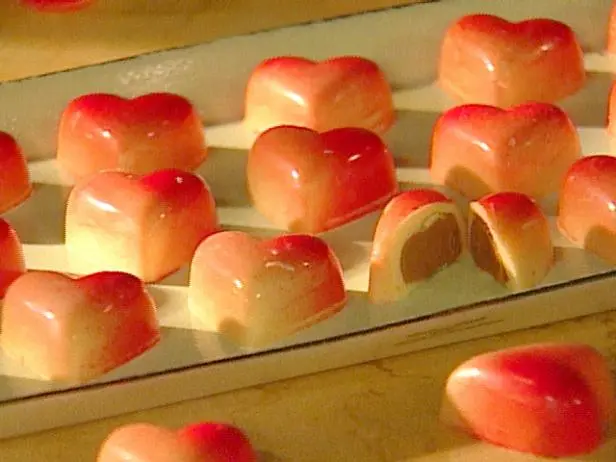 Brick Red Raspberry Hearts Recipe | Food Network