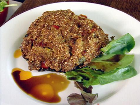 Stuffed Portobello Mushroom with Worcestershire Sauce