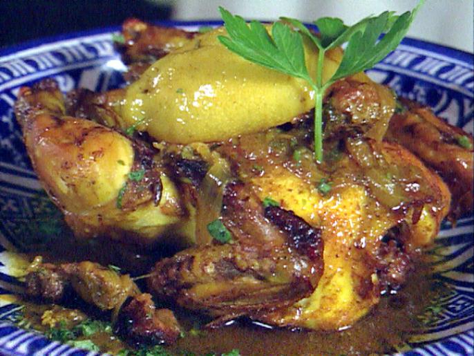 Cornish Game Hens with Saffron, Olives, and Lemon Confit Recipe Food