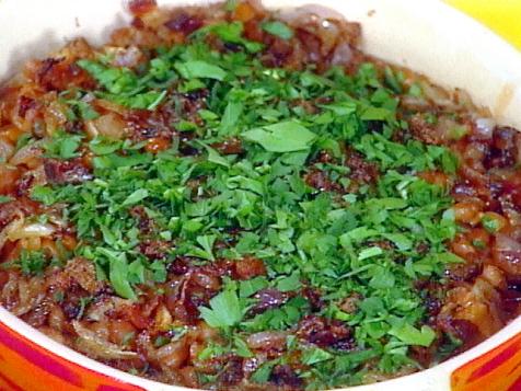 Baked Beans with Bacon and Red Onions