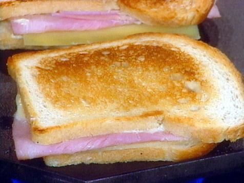 Croque Monsieurs a la Rachelle My take on French grilled cheese and ham sammys