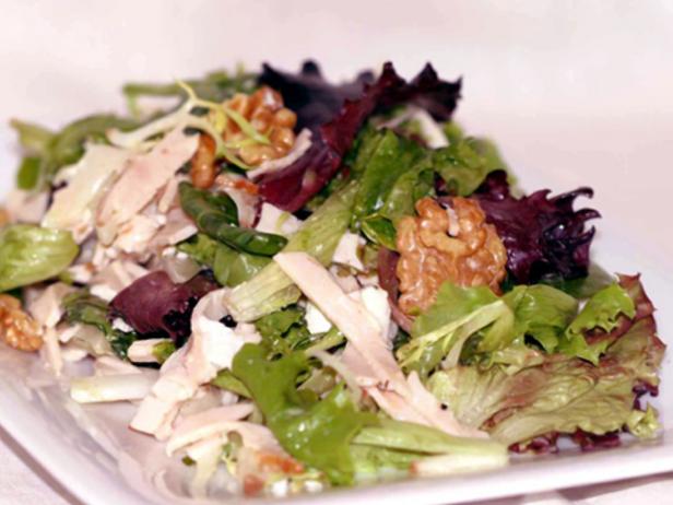 Smoked Turkey Salad With Goat Cheese And Walnuts Recipe Food
