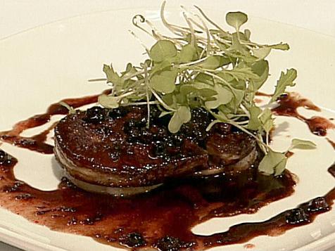 Scallops and Foie Gras Sauteed with Wild Berries and Vino Cotto