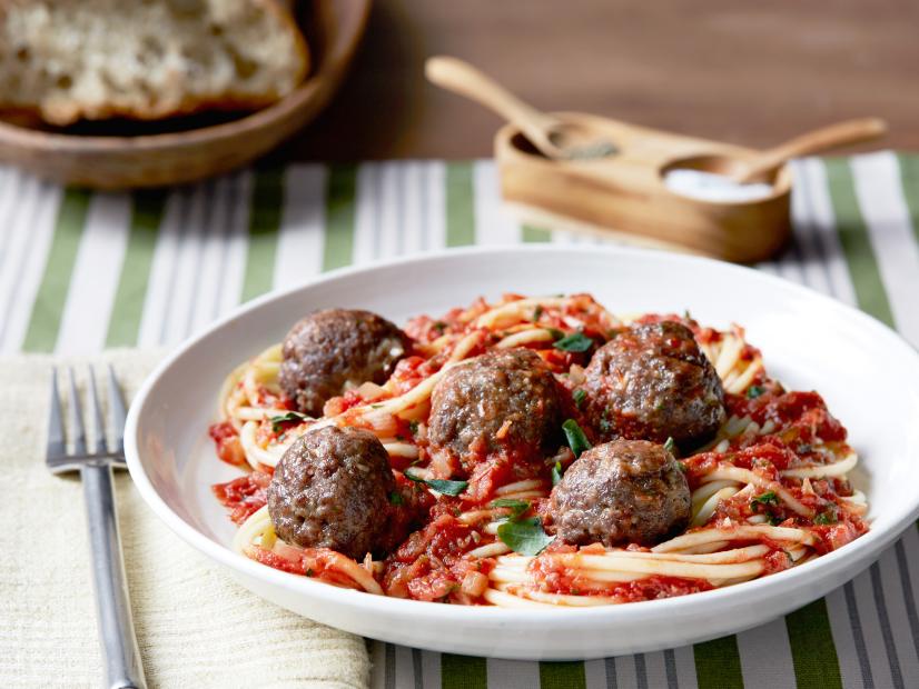 Spaghetti and meatballs