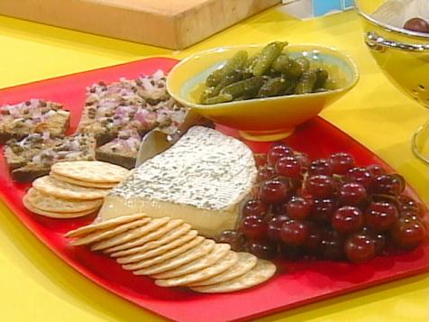 Pate Bites and Herb Brie Board