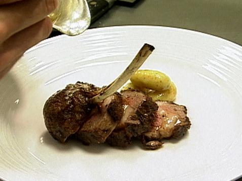 Rack of Lamb with Rosemary Roasted Potatoes and Shallot Vinaigrette