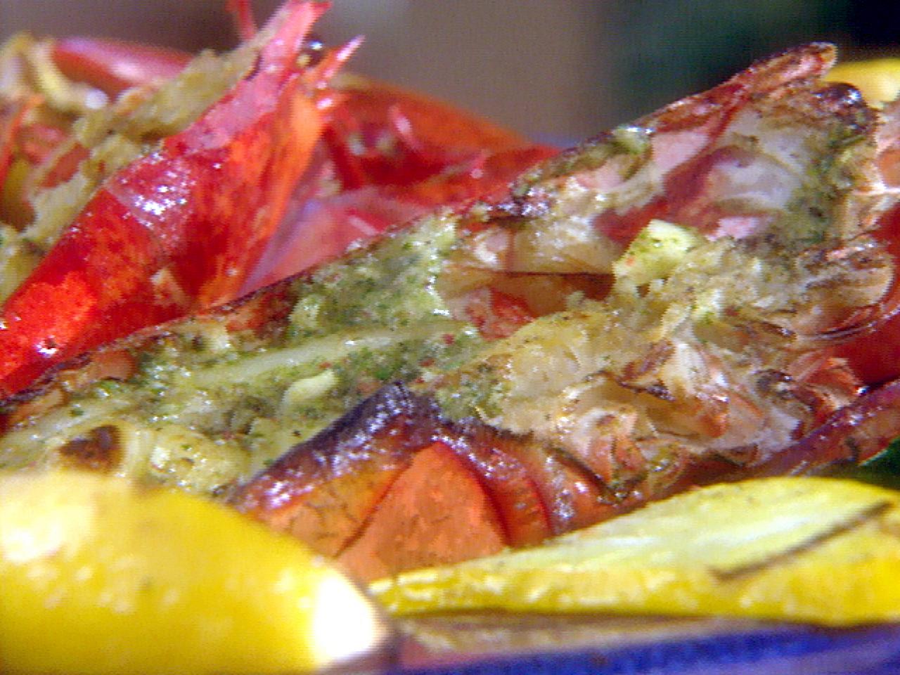 Grilled Lobster And Summer Vegetables