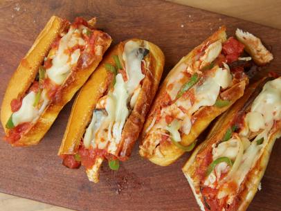 Rachael Ray's Chicken Cacciatore Subs for Dinner Theater as seen on Food Network's 30 Minute Meals