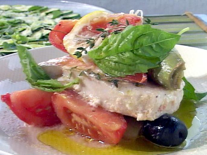 Swordfish Baked in Foil with Mediterranean Flavors Recipe Tyler
