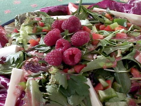 Radicchio Salad with Easy Raspberry Vinaigrette