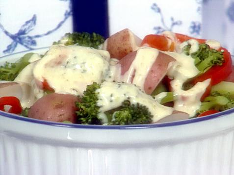 Vegetables with Broccoli Lemon Sauce
