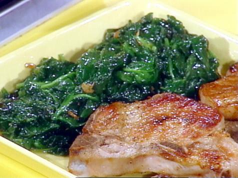 Wilted Spinach with Garlic